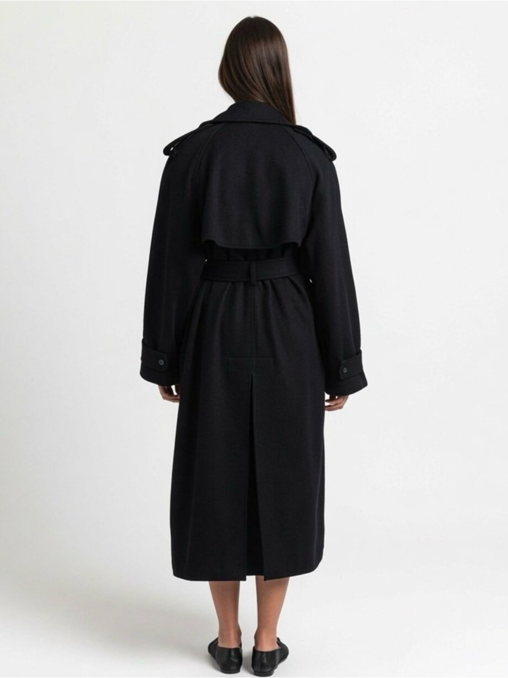 Skims Kim Kardashian Women’s Boyfriend Fleece Trench Coat L New with Tags! - Picture 3 of 6